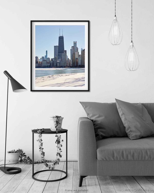 Chicago Gold Coast On Lake Michigan, Chicago Illinois Fine Art Photography Print