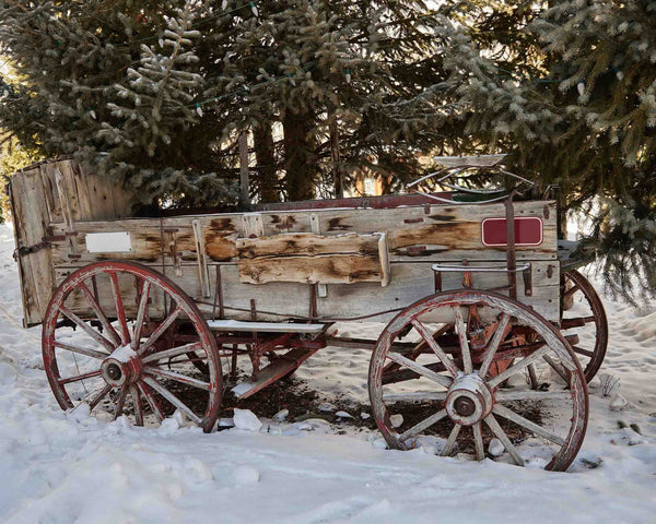 Historical Gold Rush Wagon, Breckenridge Colorado Fine Art Photography Print