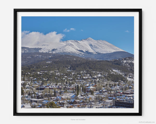 Wide View From Overlook, Breckenridge Colorado Fine Art Photography Print