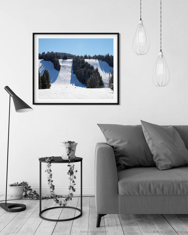 Look Ma And Challenge Ski Runs, Vail Colorado Fine Art Photography Print