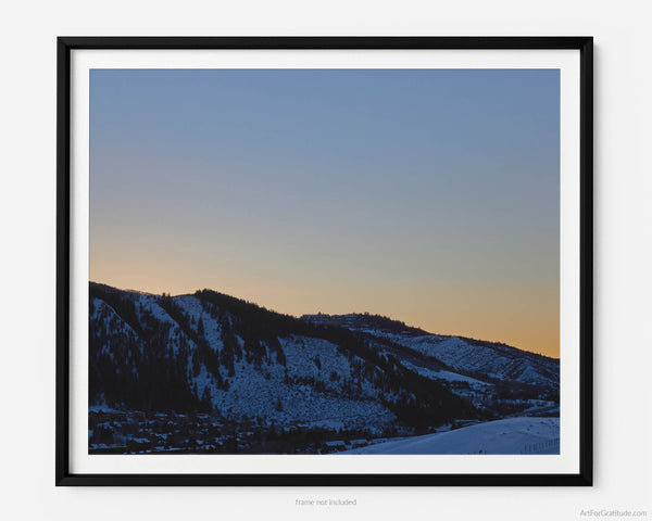 Bachelor Gulch At Sunset, Colorado Photography Print