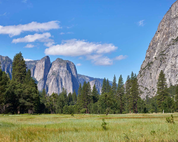 Cathedral Rock Over Cook's Meadow, Yosemite Fine Art Photography Print