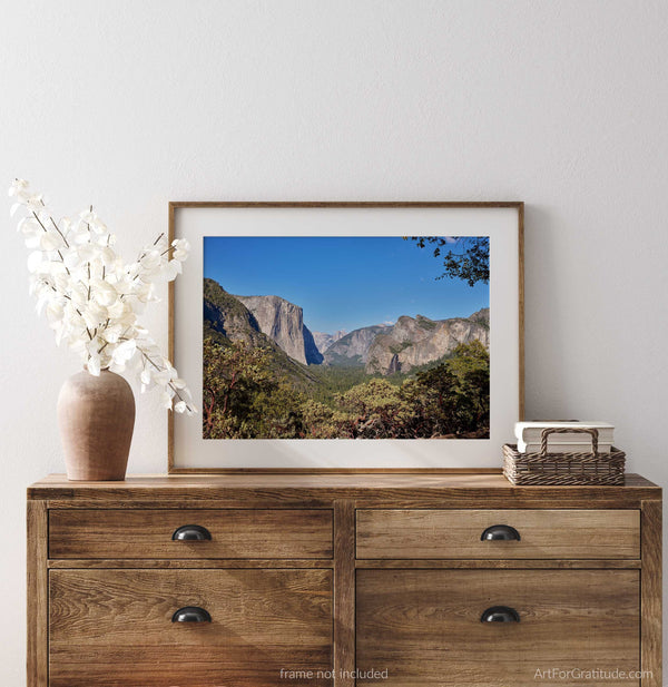 Yosemite Valley from Inspiration/Artist Point, Yosemite Fine Art Photography Print