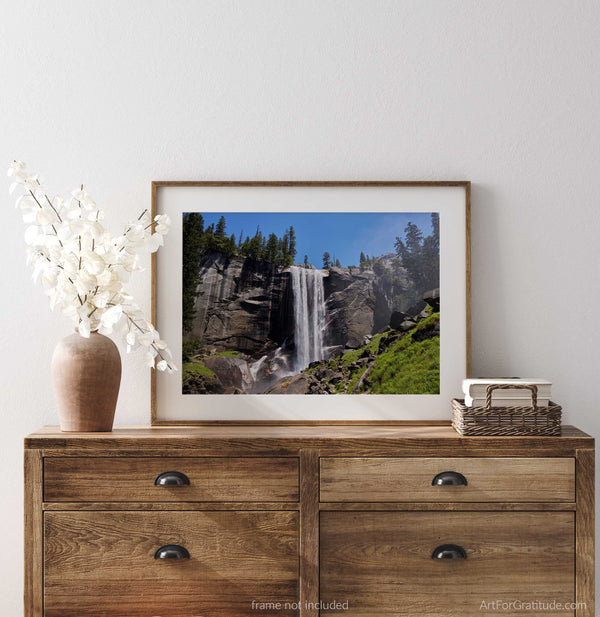 Vernal Falls On The Mist Trail, Yosemite Fine Art Photography Print