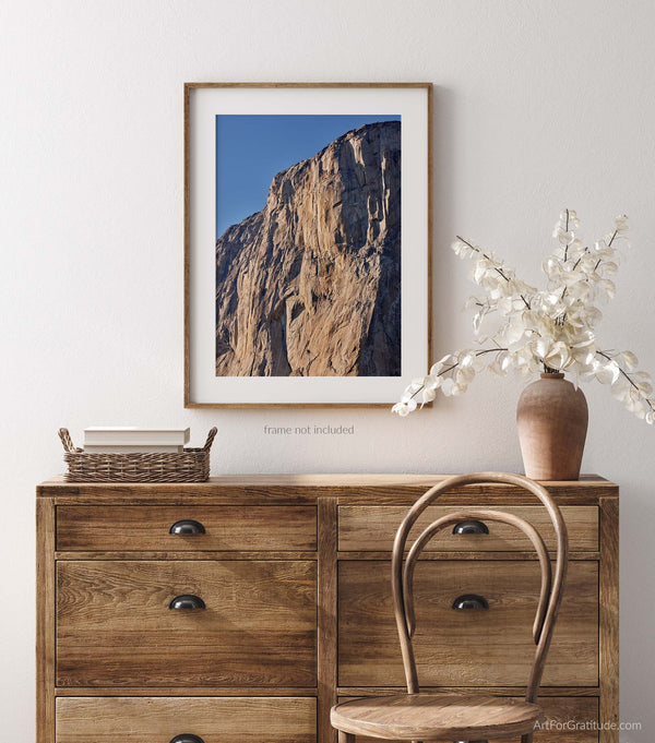 El Capitan At Sunset, Yosemite Fine Art Photography Print