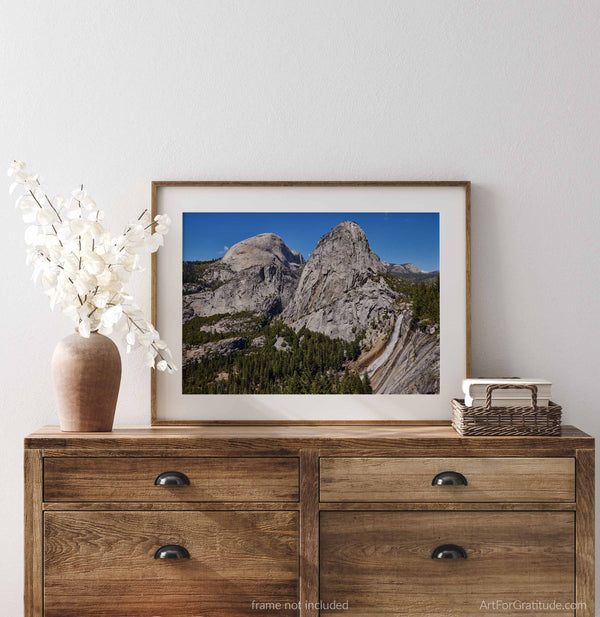 Nevada Falls With Half Dome, Yosemite Fine Art Photography Print