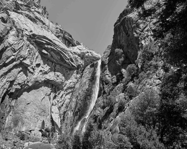 Yosemite Falls, Yosemite Black And White Fine Art Photography Print