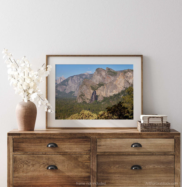 Bridalveil Fall from Inspiration/Artist Point, Yosemite Fine Art Photography Print
