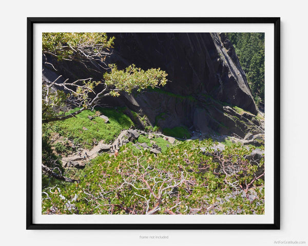 The Mist Trail From Top Of Vernal Falls, Yosemite Fine Art Photography Print