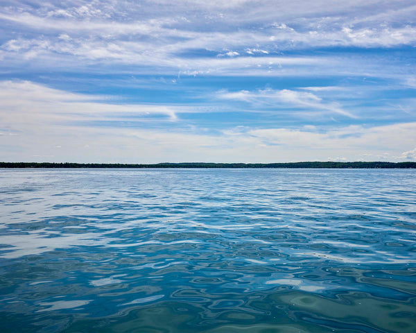 Torch Lake Deep Water, Torch Lake Michigan Fine Art Photography Print