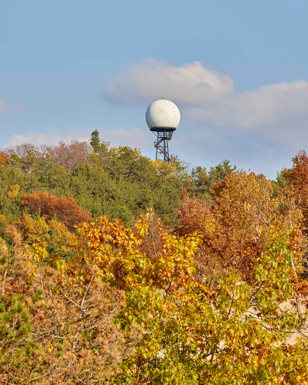 Mount Baldhead Radar Tower In Fall, Saugatuck Michigan Fine Art Photography Print