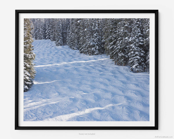 Wild Card Black Diamond Ski Run, Vail Colorado Fine Art Photography Print