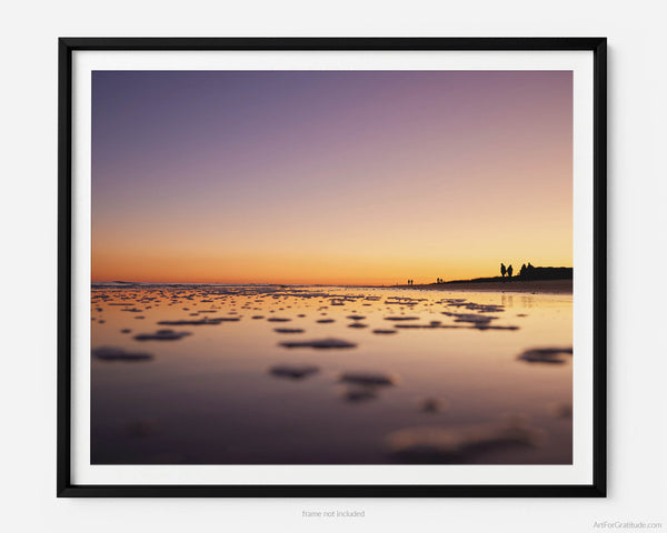 Calm Ocean Sunset at Palmetto Dunes, Hilton Head Island Fine Art Photography Print