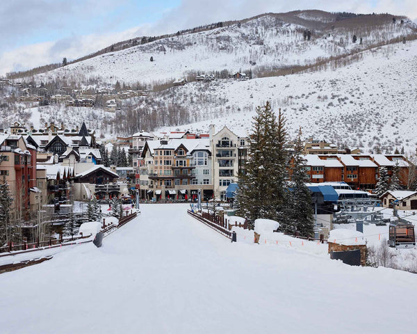 Lionshead Village from Vail Ski Resort, Vail Colorado Fine Art Photography Print