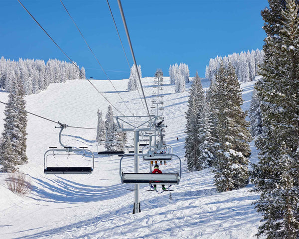 View Off Game Creek Express Lift At Vail Ski Resort, Vail Colorado Fine Art Photography Print