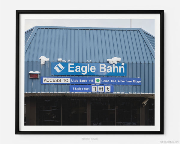 Eagle Bahn Gondola Sign, Vail Colorado Fine Art Photography Print