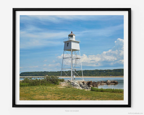 Grand Marais Lighthouse, Grand Marais Michigan Fine Art Photography Print, Art For Gratitude.