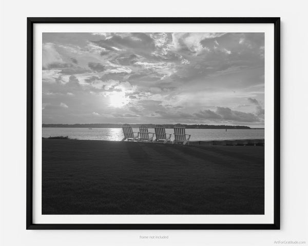 Harbour Town Golf Links, Hilton Head Island Black And White Fine Art Photography Print, In Sea Pines