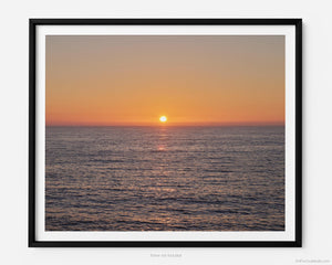 San Diego Sunset Over Pacific Ocean, San Diego Fine Art Photography Print