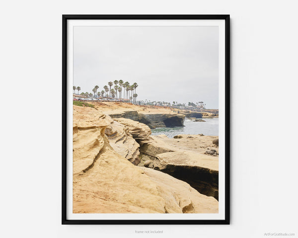 Sunset Cliffs, San Diego Fine Art Photography Print, Art For Gratitude